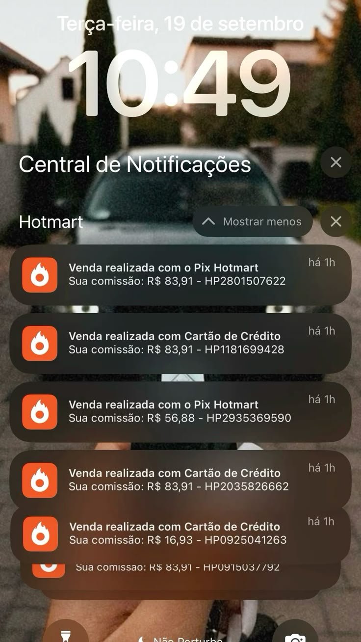 Notificação de vendas Hotmart